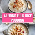 Almond Milk Rice Pudding