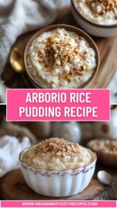 Arborio Rice Pudding Recipe
