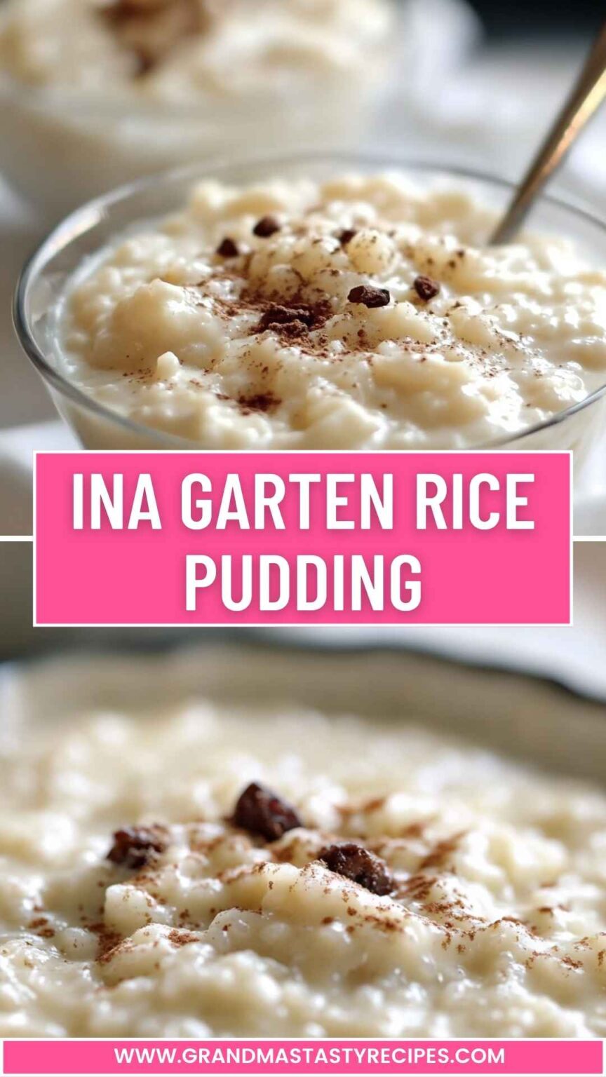 Inas Rice Cakes Ina Garten Rice Pudding