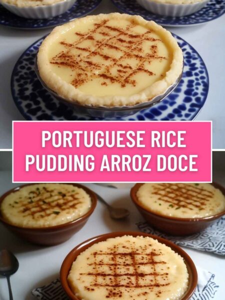 Portuguese Rice Pudding Arroz Doce