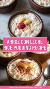 Arroz Con Leche Rice Pudding Recipe