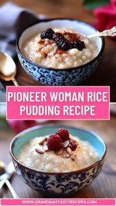 Pioneer Woman Rice Pudding Recipe
