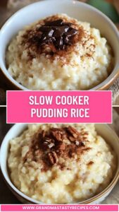 Slow Cooker Pudding Rice