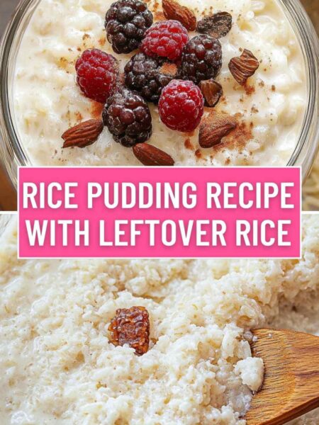 Rice Pudding Recipe with Leftover Rice