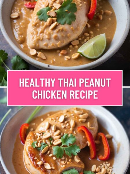 Healthy Thai Peanut Chicken Recipe