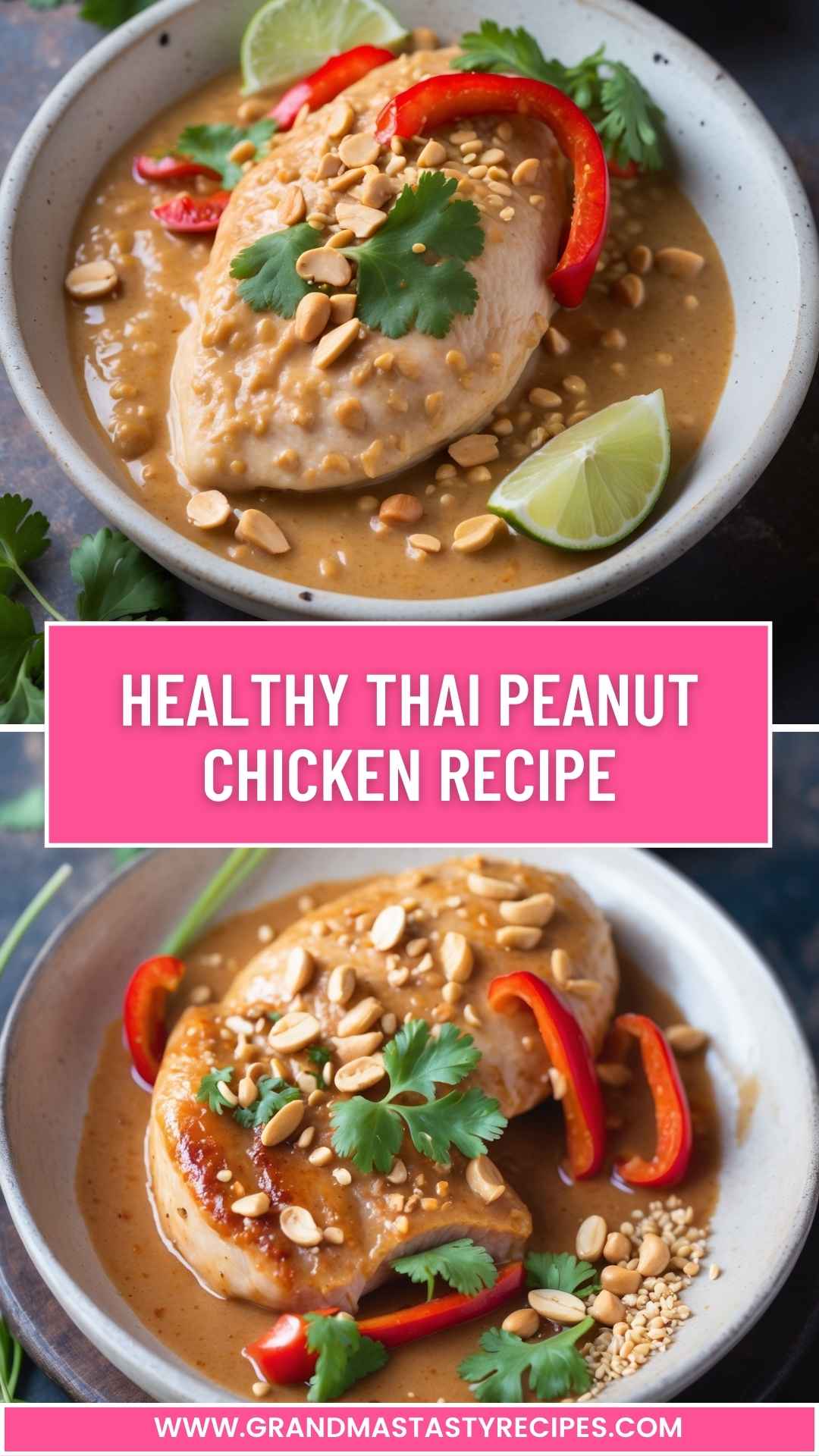 Healthy Thai Peanut Chicken Recipe