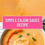 Simple Cajun Sauce Recipe
