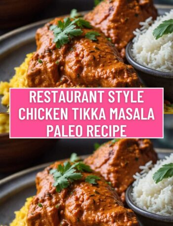 Restaurant Style Chicken Tikka Masala Paleo Recipe
