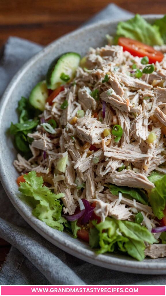How to make Costco Shredded Chicken Salad Recipe