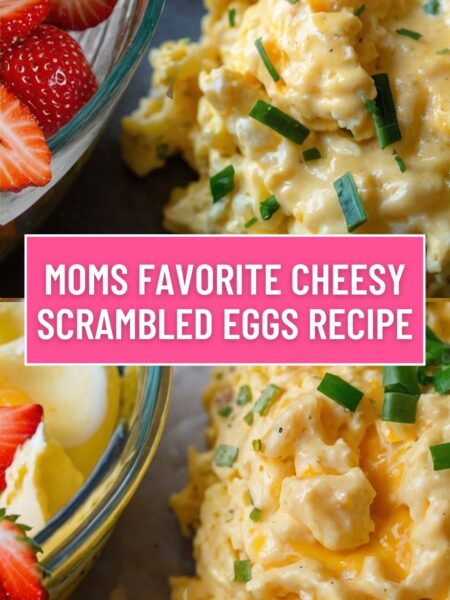 Moms Favorite Cheesy Scrambled Eggs Recipe