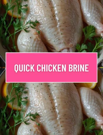 Quick Chicken Brine