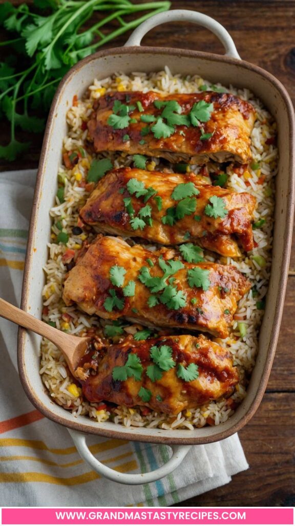 How to make Mexican Chicken Rice Bake Recipe