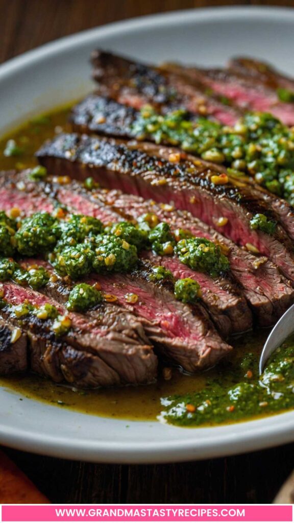 How to make Chimichurri Flank Steak 
