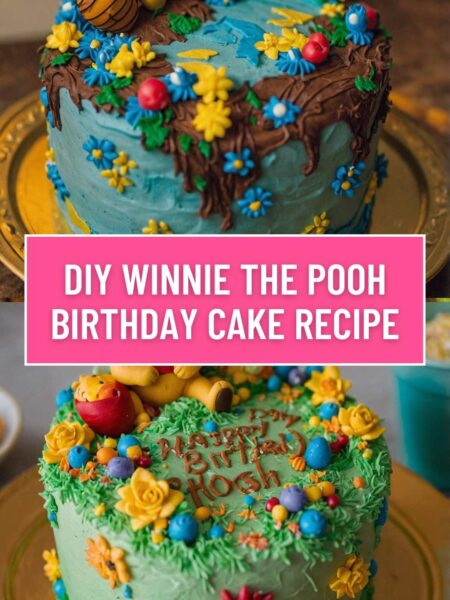 DIY Winnie the Pooh Birthday Cake Recipe