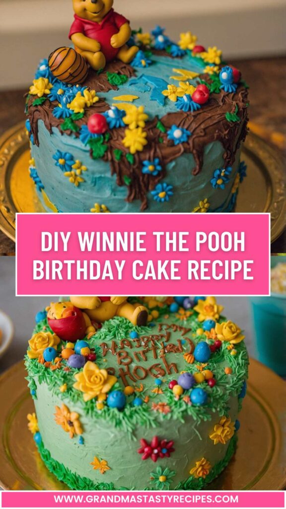 DIY Winnie the Pooh Birthday Cake Recipe DIY Winnie the Pooh Birthday Cake Recipe