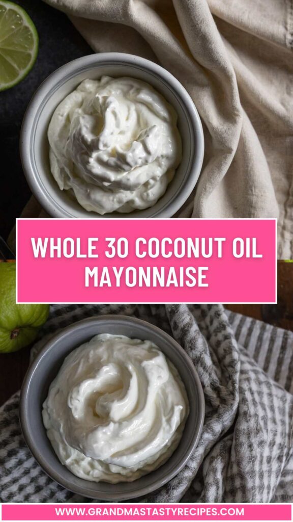 Whole 30 Coconut Oil Mayonnaise