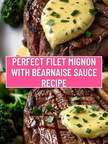 Perfect Filet Mignon with Béarnaise Sauce Recipe