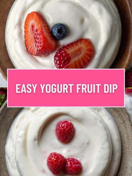 Easy Yogurt Fruit Dip