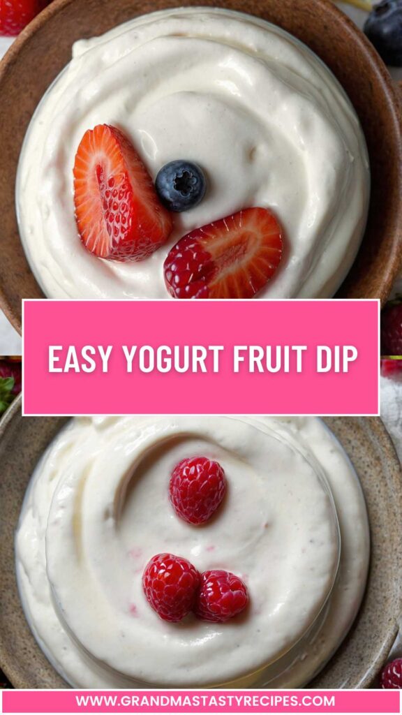 Easy Yogurt Fruit Dip Easy Yogurt Fruit Dip