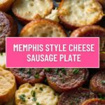 Memphis Style Cheese Sausage Plate