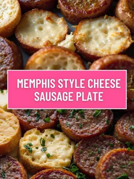 Memphis Style Cheese Sausage Plate