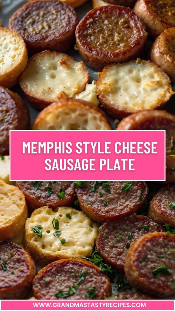 Memphis Style Cheese Sausage Plate