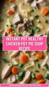 Instant Pot Healthy Chicken Pot Pie Soup