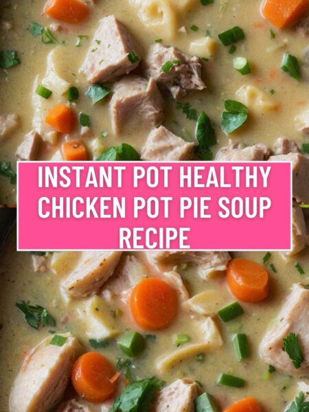 Instant Pot Healthy Chicken Pot Pie Soup