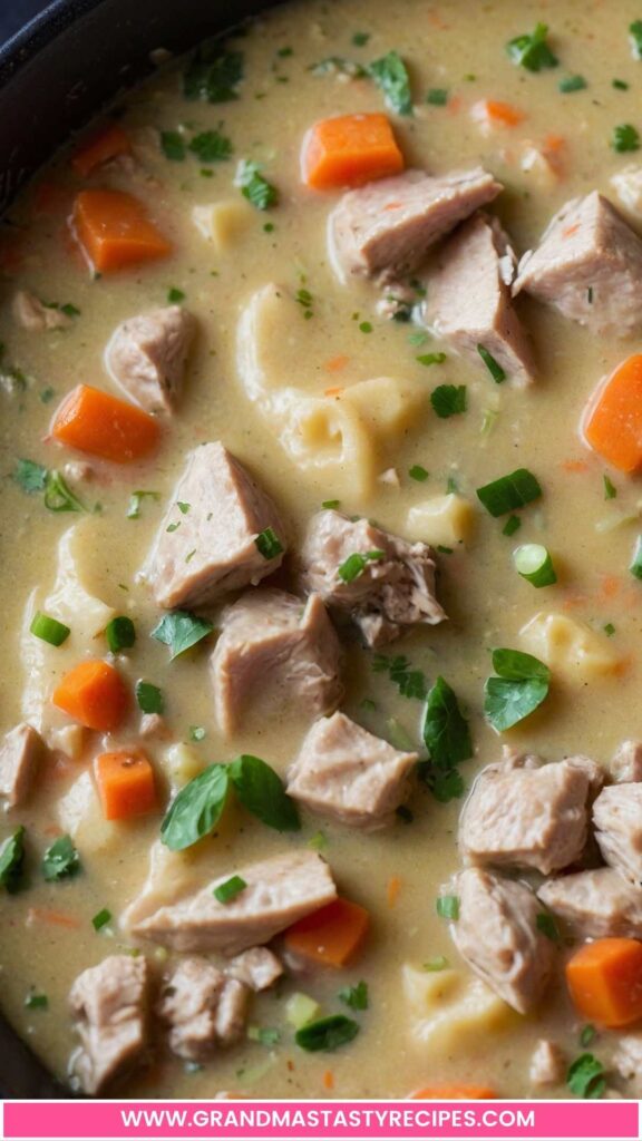 Instant Pot Healthy Chicken Pot Pie Soup Recipe