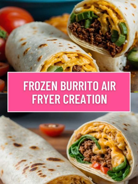 Frozen Burrito Air Fryer Creation