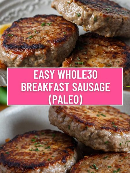 Easy Whole30 Breakfast Sausage (Paleo)
