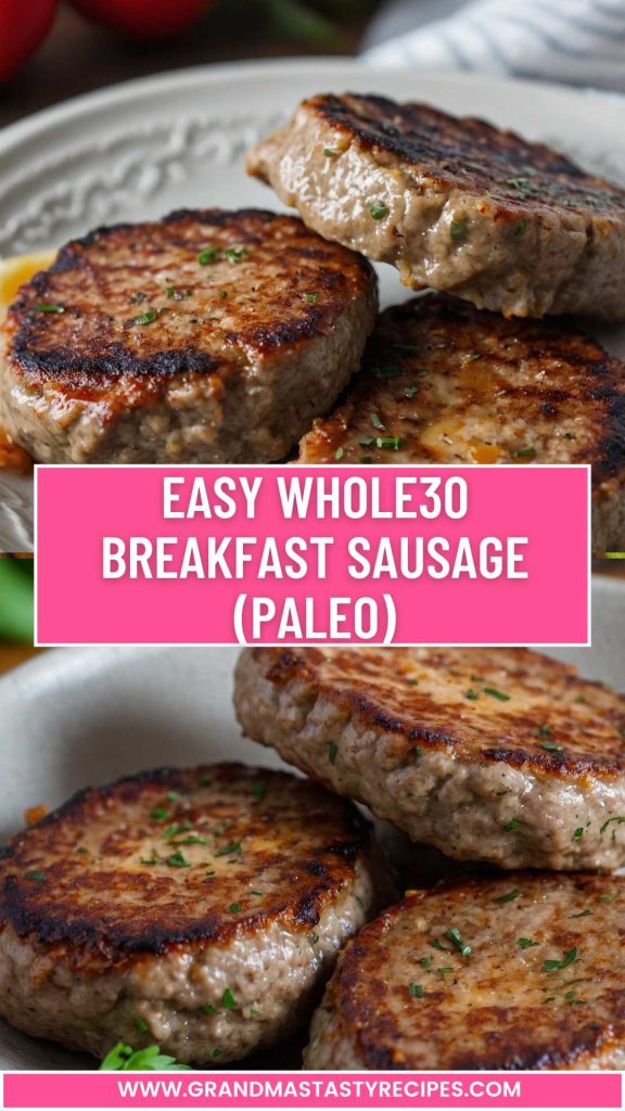 Easy Whole30 Breakfast Sausage (Paleo)