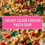 Creamy Cajun Chicken Pasta Soup
