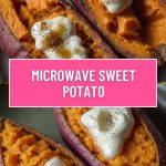 Microwave Sweet Potato