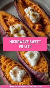 Microwave Sweet Potato
