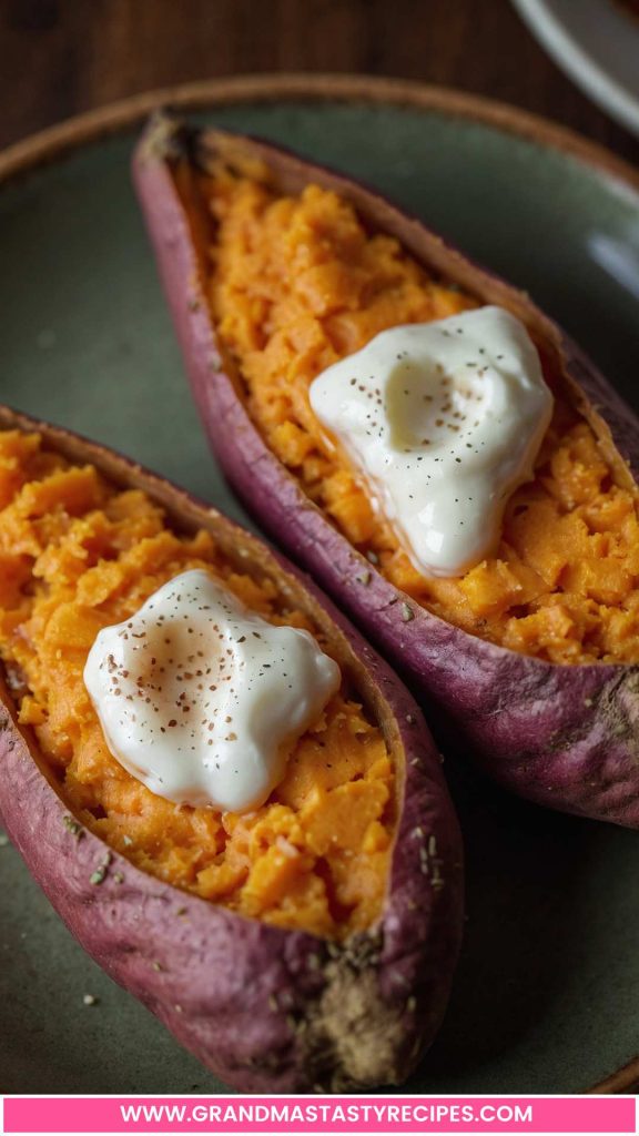 How to make Microwave Sweet Potato