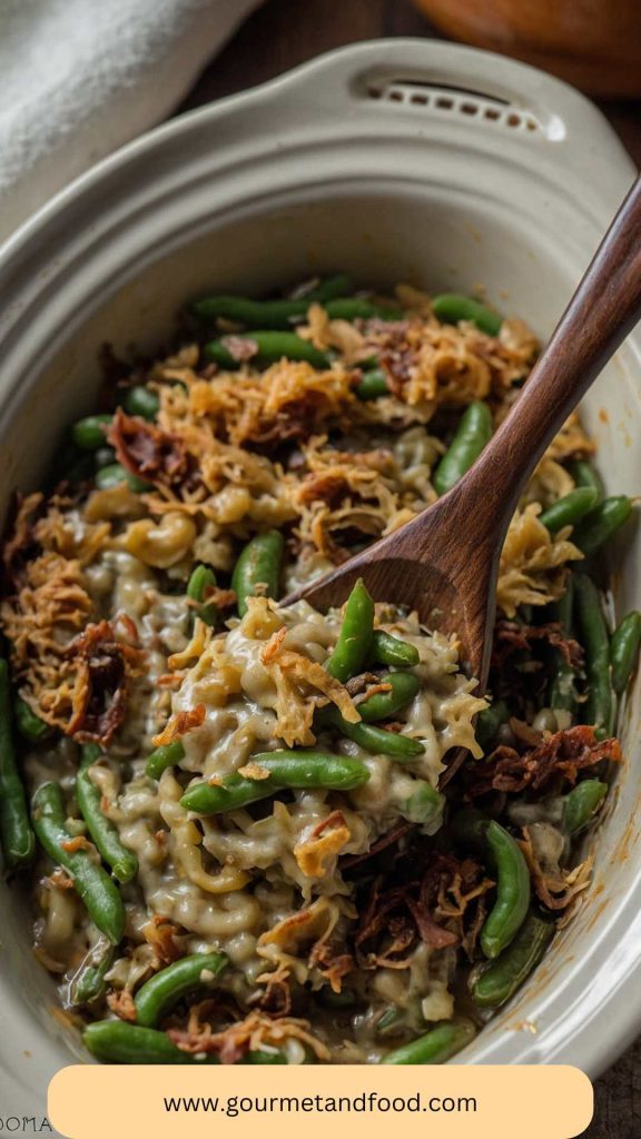 Crockpot Green Bean Casserole Crockpot Green Bean Casserole