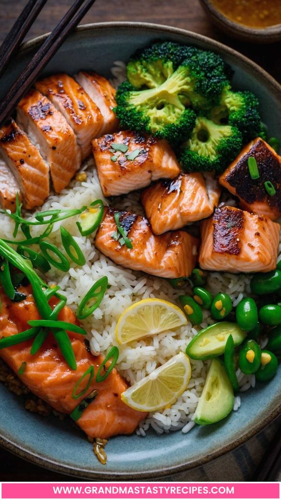 How to make Salmon Rice Bowl How to make Salmon Rice Bowl