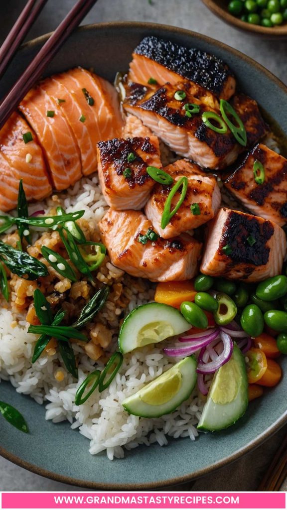 Salmon Rice Bowl Recipe Salmon Rice Bowl Recipe