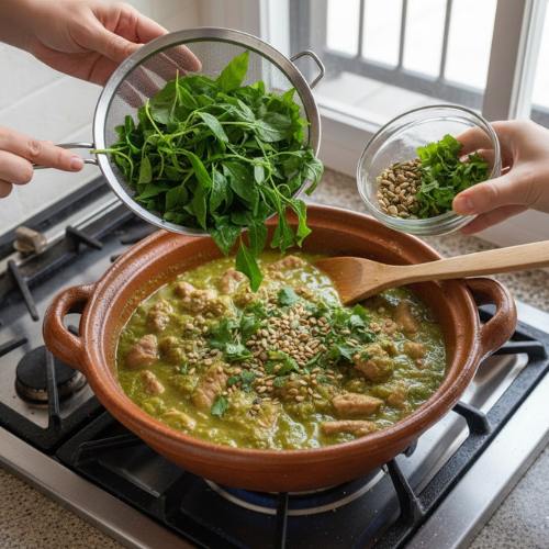 Step 5: Combine with Greens and Finish Up