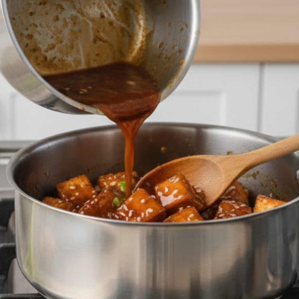Step 3: Air Fry the Tofu