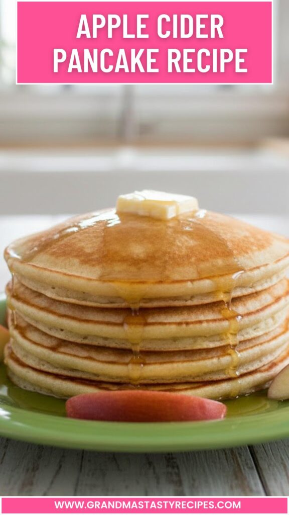 Apple Cider Pancake Recipe