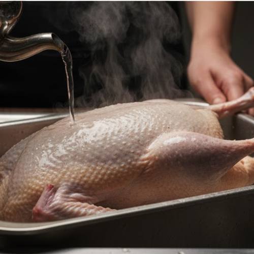 Step 2: Rinse with Hot Water