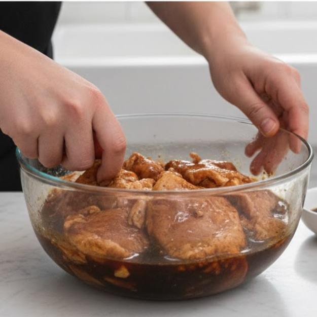 Step 2: Marinate Pork
