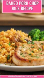 Baked Pork Chop Rice Recipe
