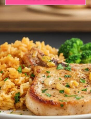 Baked Pork Chop Rice Recipe