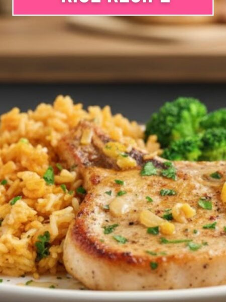 Baked Pork Chop Rice Recipe