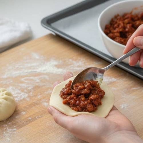 Step 5: Shape the Buns Step 5: Shape the Buns