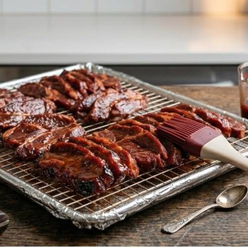 Step 5: Roast and Baste the Char Siu