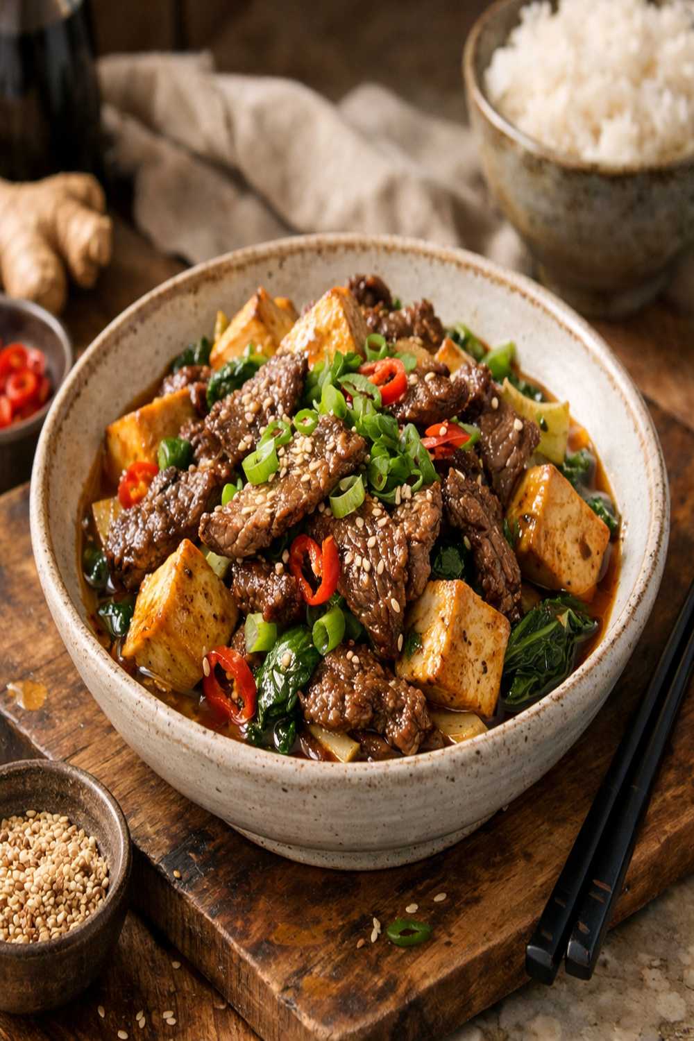 Asian Beef Tofu Recipe